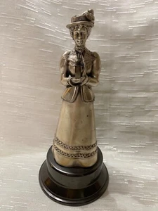 Vtg Avon Lady Pewter Figurine Awards 1984-85 Statue Collectible For Sales Volume - Picture 1 of 5