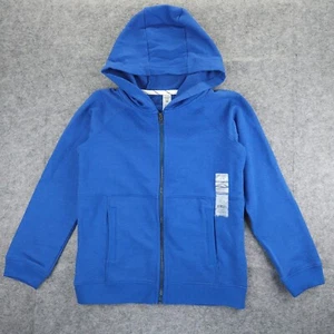Carter Kids Boys Hoodie Light Sweatshirt Size 12, 14 Blue  Full Zip NWT - Picture 1 of 2