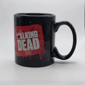 Black Red The Walking Dead AMC TV Show Coffee Mug Cup Bowl Zombies Walkers - Picture 1 of 7