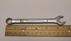 Craftsman 7/16" Combination Wrench SAE Vintage E 44576 Made in USA G2244 - Picture 1 of 4