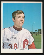 1971 ARCO Gasoline PHILADELPHIA PHILLIES (8" x 10") -RICK WISE
