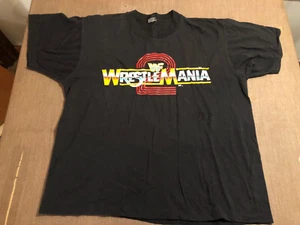 WWF WRESTLEMANIA 2 1986 Screen Stars Authentic Original Shirt XL NEU RAR - Bild 1 von 5