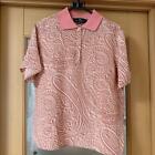 ETRO polo shirt size 42 pink paisley 27