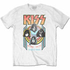 KISS World Wide White T-Shirt NEW OFFICIAL