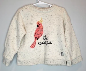 Art Class Girls 4T  Cream The Cacatua Sweatshirt From Target - Picture 1 of 4