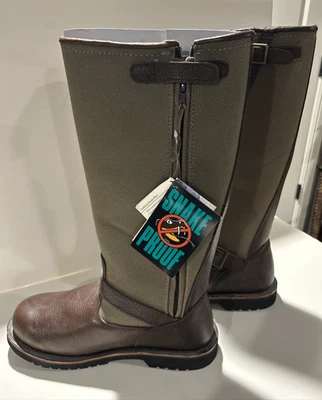 NEW RedHead Lubbock 2.0 Hunting 100% Water Proof Snake Boots Size 9M Men & Women - Image 1 of 4