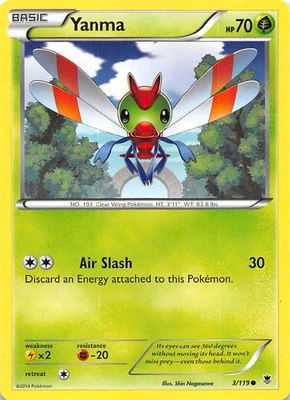 Yanma 3/119 XY - Phantom Forces Pokemon 002988 - Image 1 of 2