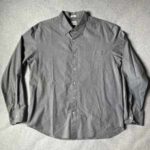 J.Crew Factory Herren Gr. XL Slim Stretch Performance Oberhemd grau Chambray - Bild 1 von 23