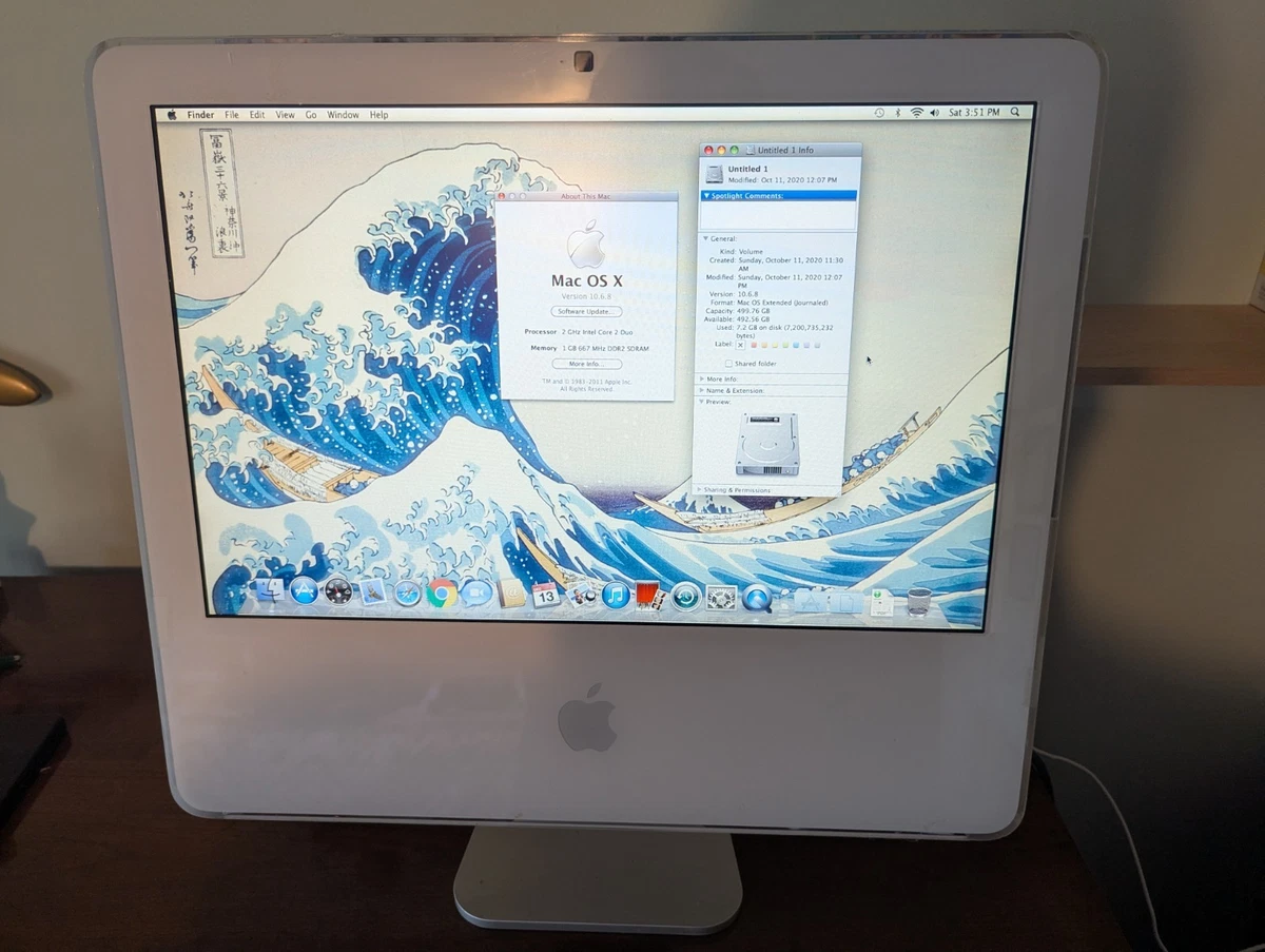 Macデスクトップ iMac 2GHz Intel Core Duo 1GB iMac | 2.0 GHz Core 2 Duo | 17 Inch - Techable.com