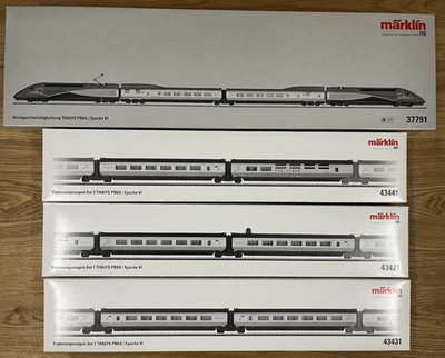 Märklin 37791, 43421, 43431, 43441 THALYS PBKA, 10teilig, mfx & Sound - Bild 1 von 4