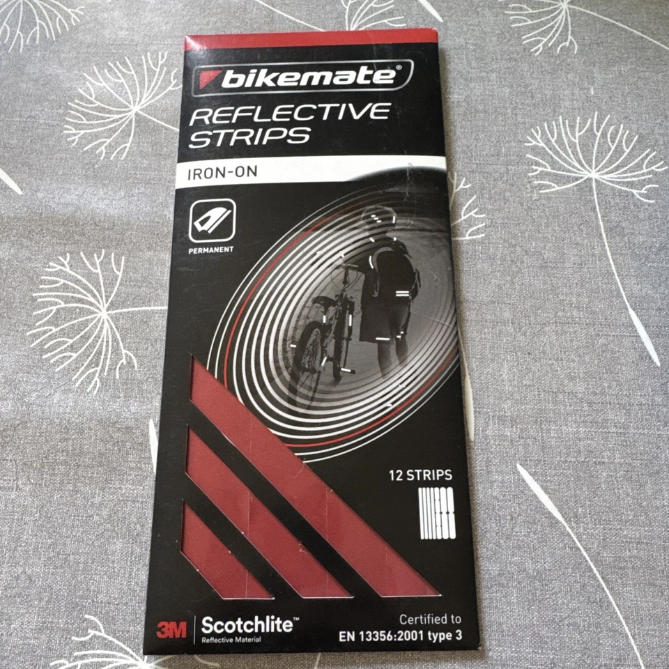 Bikemate Reflective Strips-Stick On Repositionable & Permanant Reflective
