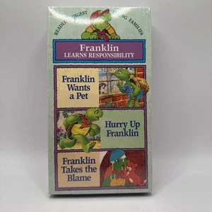 BRAND NEW Franklin Learns Responsibility (VHS; 1998) RARE Sealed OOP - Foto 1 di 5