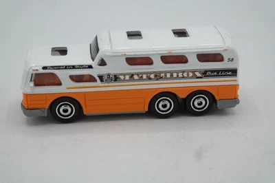 2019 MATCHBOX '55 GMC Scenic Cruiser 'Van Lines' Coach Bus Loose NRMT Orange - Image 1 of 4