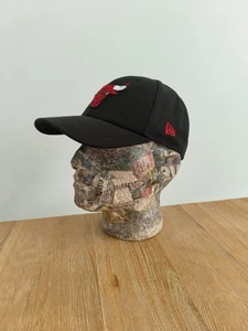 Chicago Bulls New Era 9Forty Cap Hat Strap Back / One Size Adjustable / black - Picture 1 of 7