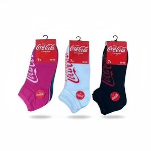 Coca-Cola 7er Pack Socken Sneaker Kurzsocken für Alltag Freizeit & Sport - Bild 1 von 8