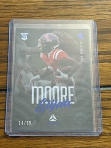 Elijah Moore 4/99 2021 Luminance Blue Rookie Rc #183 Jets - Bild 1 von 2