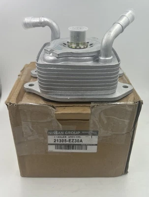 Genuine OEM Oil Cooler for Infiniti QX56 QX80 Nissan Armada NV Titan 21305-EZ30A - Image 1 of 4