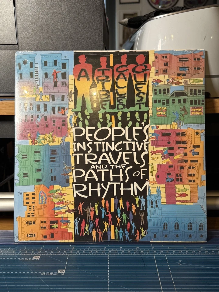 A Tribe Called Quest ATCQ – People’s Instinctive Travels LP Sealed Promo Drill - Image 1 of 3
