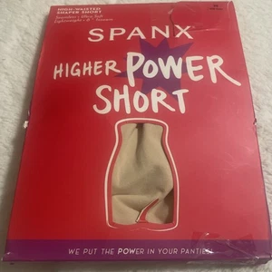 Spanx Higher Power Shaping Short - Soft Nude, Size M  New - Picture 1 of 11
