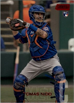 2018 Stadium Club Red Foil #105 Tomas Nido - BB - Image 1 of 2