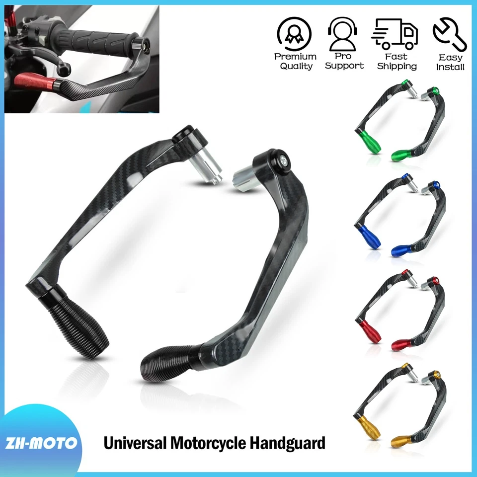 Handguard Brake Clutch Lever Protector Fit For Yamaha YZF R1 R3 R6 R25 FJR1300 - Image 1 of 4