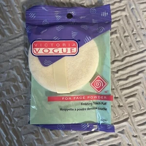 Vintage Victoria Vogue Finishing Touch Puff Lg für Gesichtspuder #429 Made in USA - Bild 1 von 2