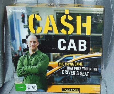 CASH CAB GAME Trivia Board HOLIDAY-PARTIES FAMILY PARTY Ben Bailey Car Auto 8+ - Image 1 of 2