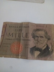 mille lire Giuseppe Verdi del 1969 - Foto 1 di 8
