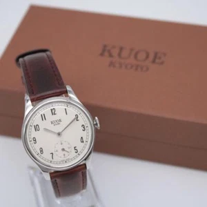 Kuoe Kyoto Old Smith 90-001 Quartz Small Second Ivory Dial w/ Replace belt Box - Picture 1 of 13