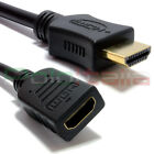 Câble 0,5m HDMI 1.4 Extension Mâle/Femelle Ethernet 4k Full HD TV PC Court 50cm
