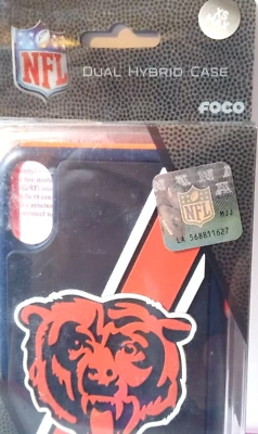 Nueva Funda Híbrida Doble NFL Chicago Bears FOCO para iPhone XS Foto 1 de 4