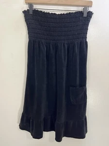 Vtg Y2K Juicy Couture Cover Up Strapless Terry Cloth Mini Dress M Coquette Fairy - Picture 1 of 16