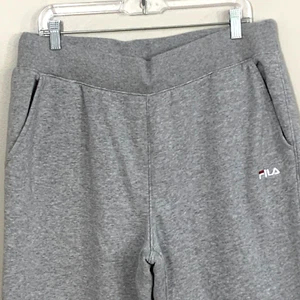 Pantalones deportivos FILA XL gris jaspeado bolsillos para mujer adulto ocio acogedor W1 - Imagen 1 de 8