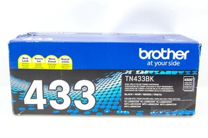 Brother Genuine TN433BK Black High-Yield Toner Cartridge HL-L8260CDW - Picture 1 of 4