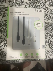 Belkin boost Up CHARGE Flex USB-C Cable with Connector Cable Kit 4Pack - Picture 1 of 2