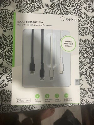 Belkin boost Up CHARGE Flex USB-C Cable with Connector Cable Kit 4Pack - Image 1 of 2