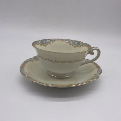 Noritake Marvelle Cup And Saucer Set Vintage - Image 1 of 4