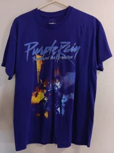T-shirt uomo grande principe viola pioggia - Foto 1 di 2