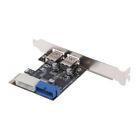 PCI-E X1 to 2 Ports 19 Pin USB 3.0 Header PCI for USB 3.0 Card Adapter