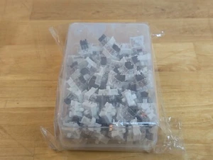 Outemu Brown Mechanical Switches – Tactile RGB 3-Pin – 65 Pack – New Open Box - Picture 1 of 2