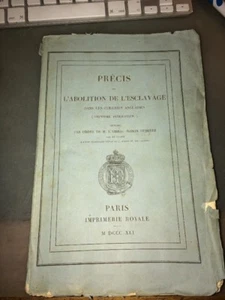 ESCLAVAGE. ABOLITION DANS LES COLONIES ANGLAISES. (Deuxième Publication). 1841. - Imagen 1 de 6