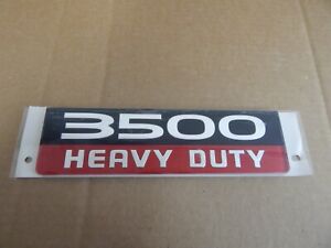 New OEM 2007-2012 Dodge Ram 3500 Heavy Duty Emblem Badge Logo Nameplate 2008 09