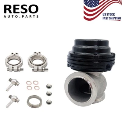 38毫米涡轮外部废气门MVS BOV Boost带Tial V波段法兰弹簧黑色 — 第 1/4 张图片