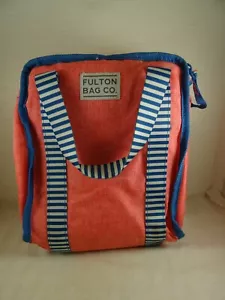 Fulton Bag Co. Borsa tote pranzo isolata 10"" x 8"" con blocco ghiaccio igloo - Foto 1 di 14