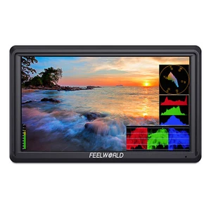 FEELWORLD FW568 V3 6 inch DSLR Camera Field Monitor 3D LUT Full HD LCD- OPEN BOX - Picture 1 of 11