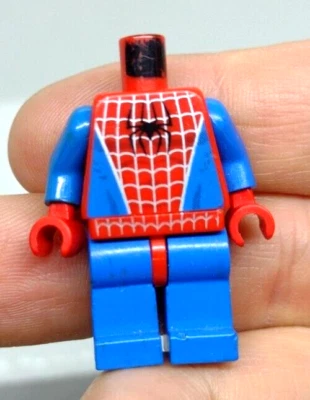 LEGO Minifigura Hombre Araña 1 SIN CABEZA Cuerpo Correas Plateadas Superhéroes 4851 4852 Foto 1 de 4