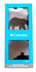 Columbia Box Set Crew Socks 2 in Box Men's L 6-12 - Picture 1 of 3