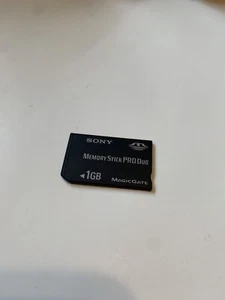 Sony Memory Stick PRO Duo 1GB MagicGate Memory Compatible for PSP MSX-M1GST - Picture 1 of 2
