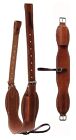 Western Horse Leather Rear Flank Back Saddle Cinch with Billets