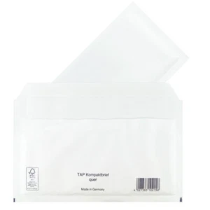 10 - 100 Sobres Compactos Carta Acolchado Bolsas Envío TAP DIN Largo Transversal - Imagen 1 de 3